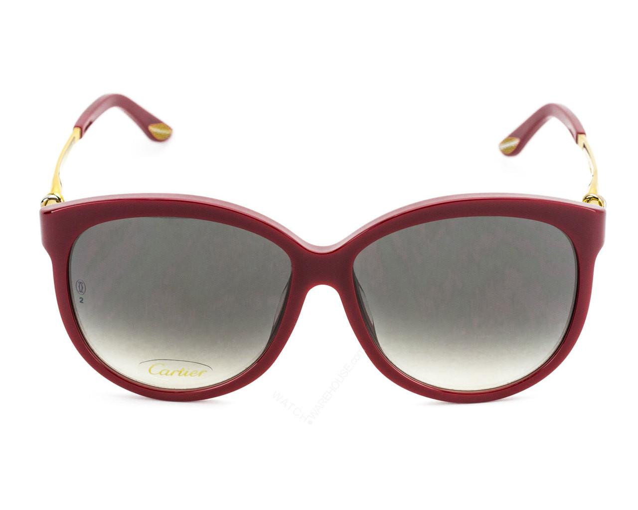 Cartier Trinity Burgundy 3T Finish Decor Women display picture 2