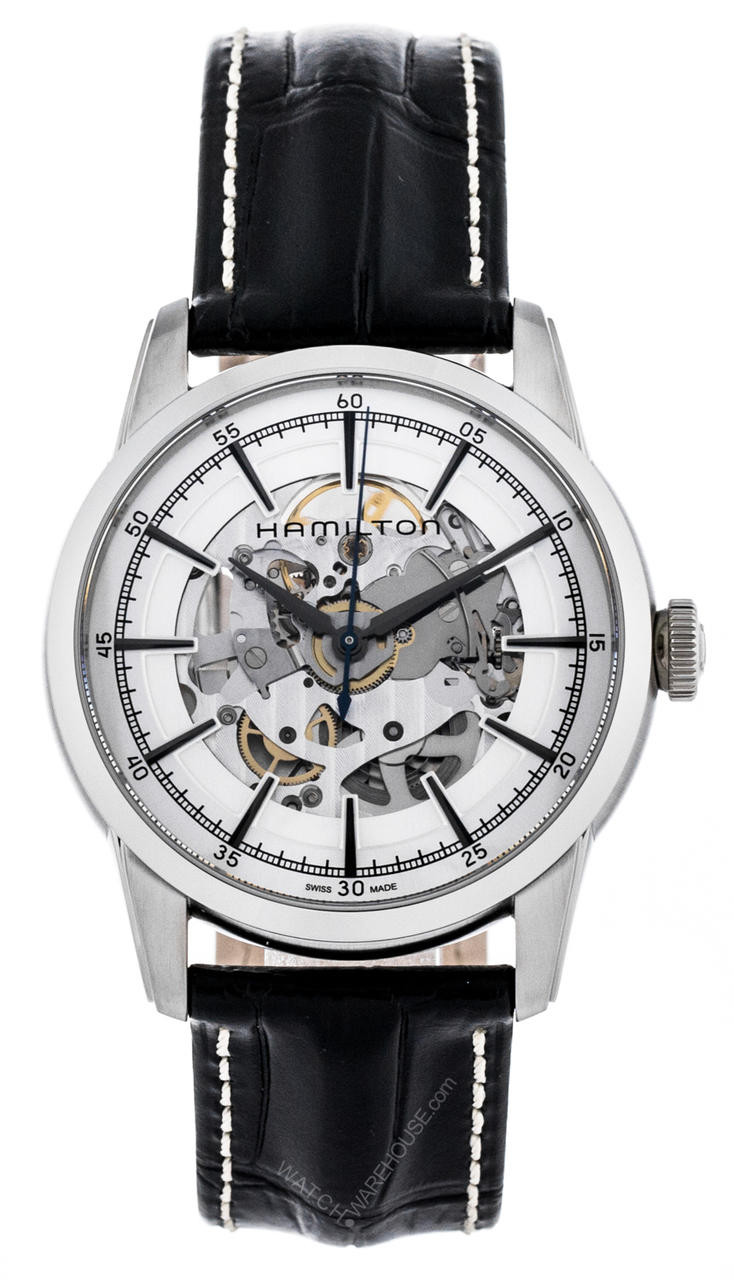 HAMILTON Railroad Skeleton Classic 42MM AUTO Men