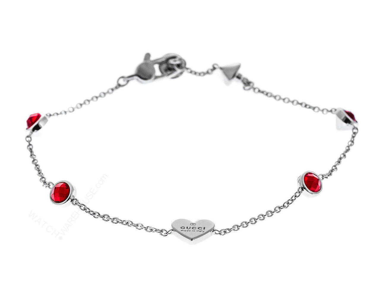 Gucci, Jewelry, Genuine Gucci Silver Heart Bracelet