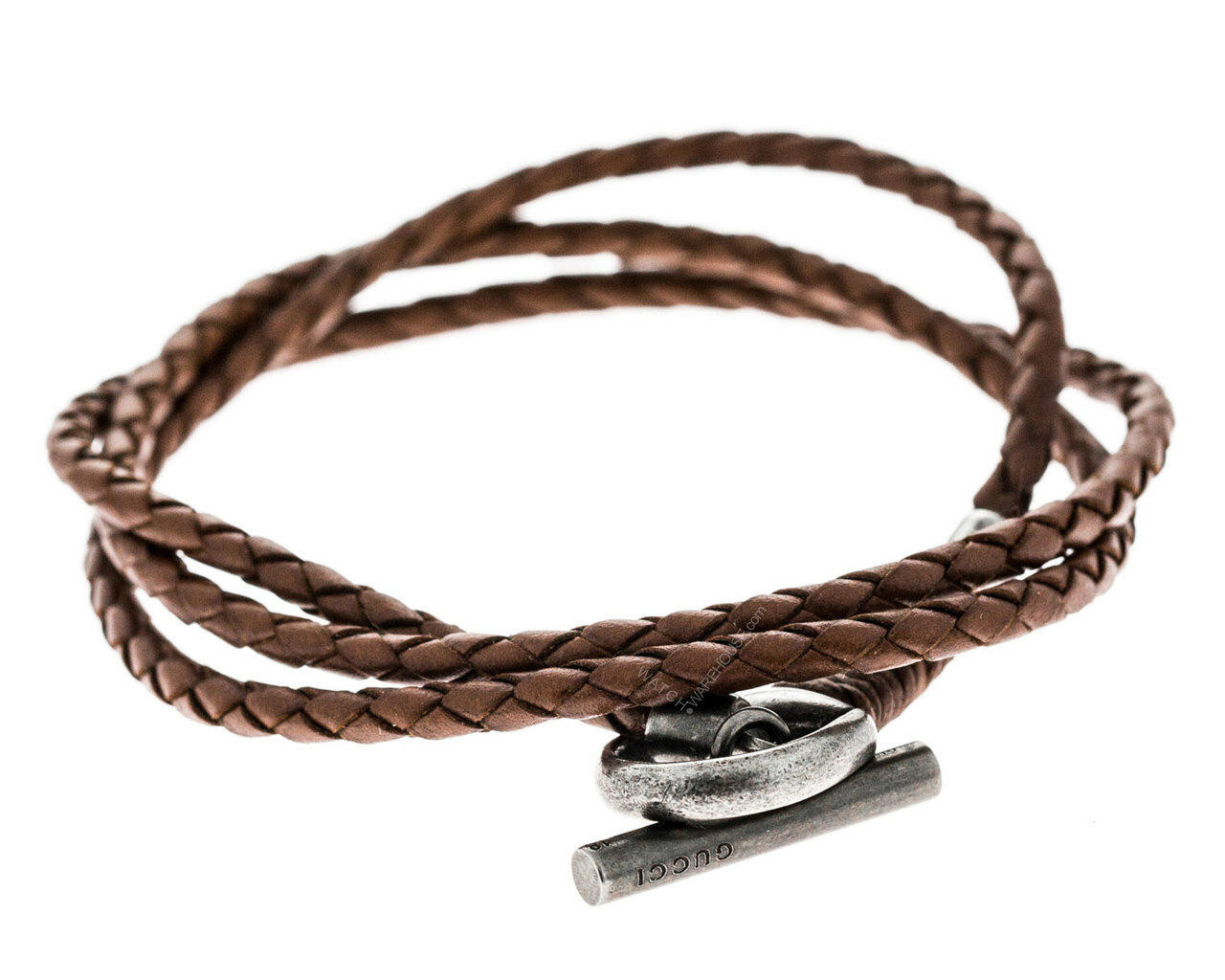 Gucci Brown Leather Men\'s Accessory GUCCI Ophidia Webbing-Trimmed Monogrammed Coated-Canvas and  main image 3