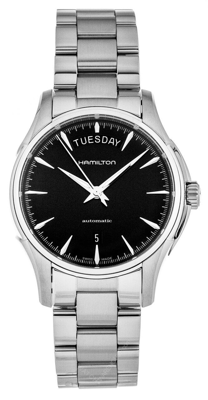 HAMILTON Jazzmaster Day Date Black Dial SS Automatic Watch 