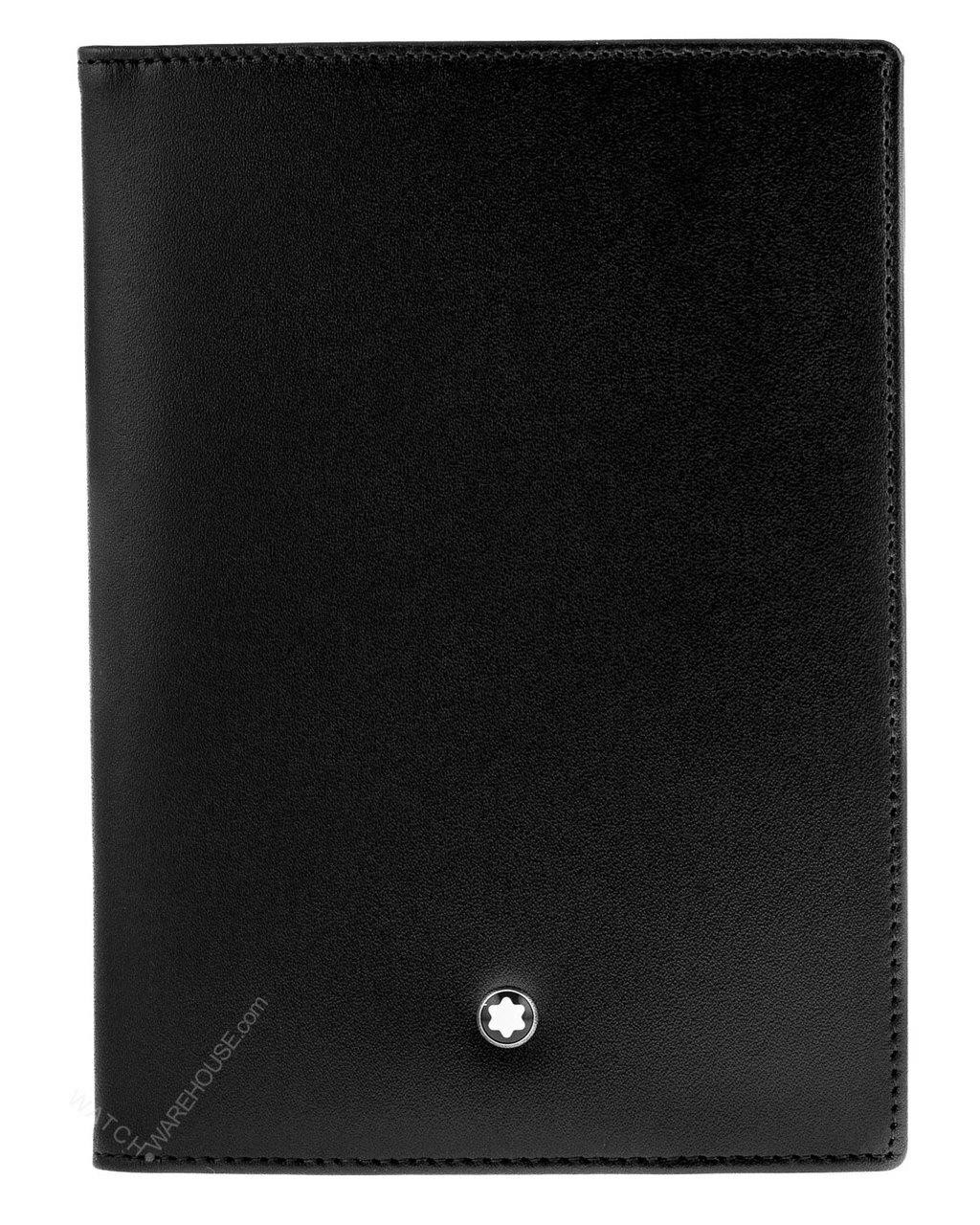 MONTBLANC Meisterstuck Passport Holder Brown Leather Deep Shine