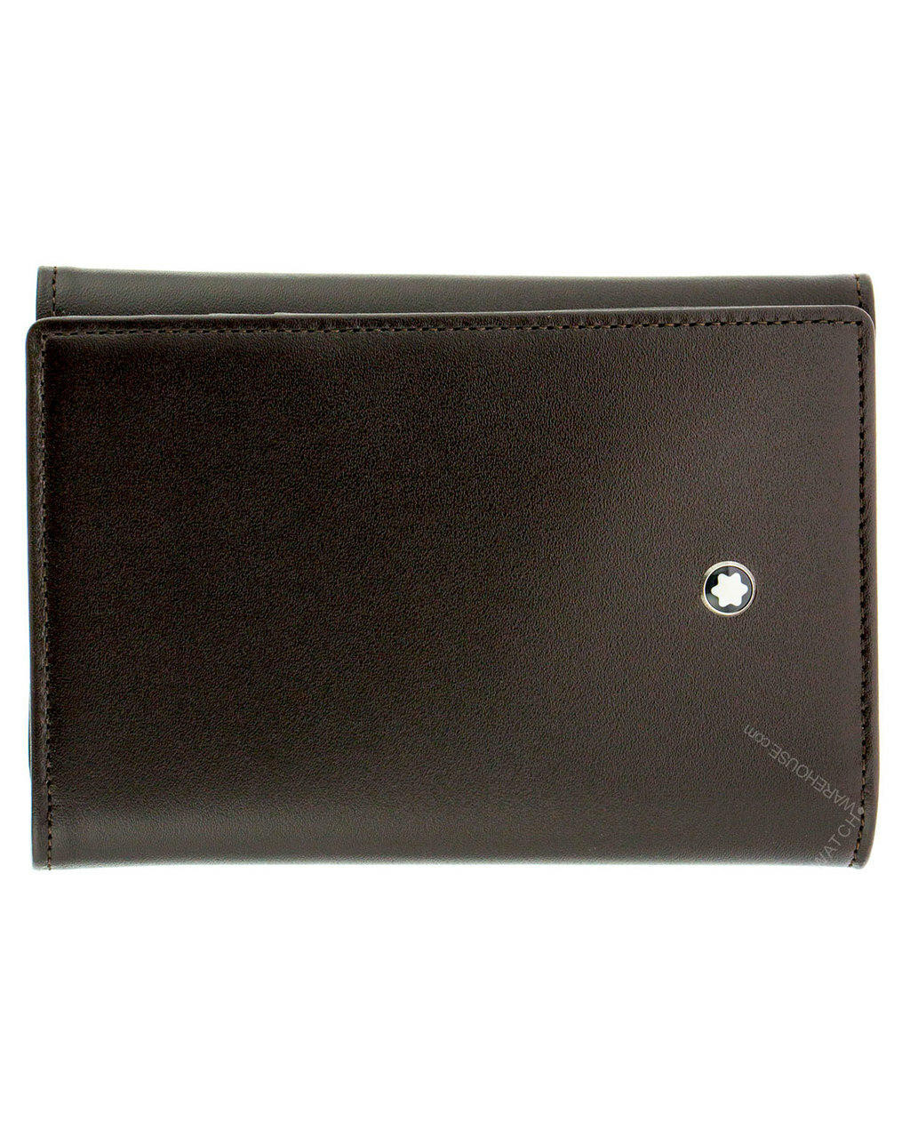 MONTBLANC Meisterstuck 9cc Brown Leather Business Card Holder