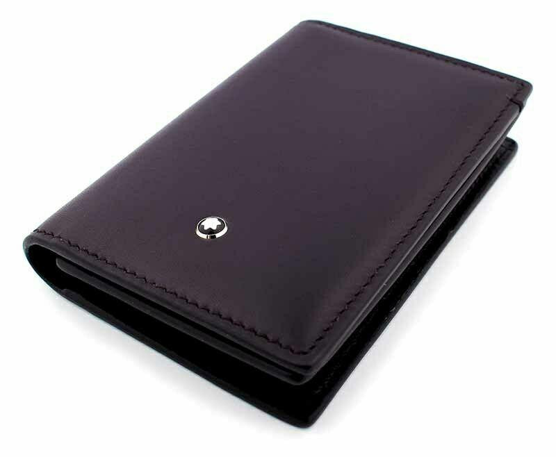 MONTBLANC Meisterstuck Purple Sfumato LTHR Business Card Holder