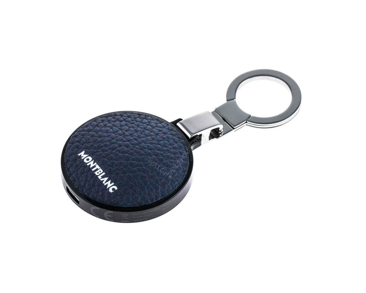 MONTBLANC Meisterstuck Soft Grain Blue Leather E-tag Key Holder