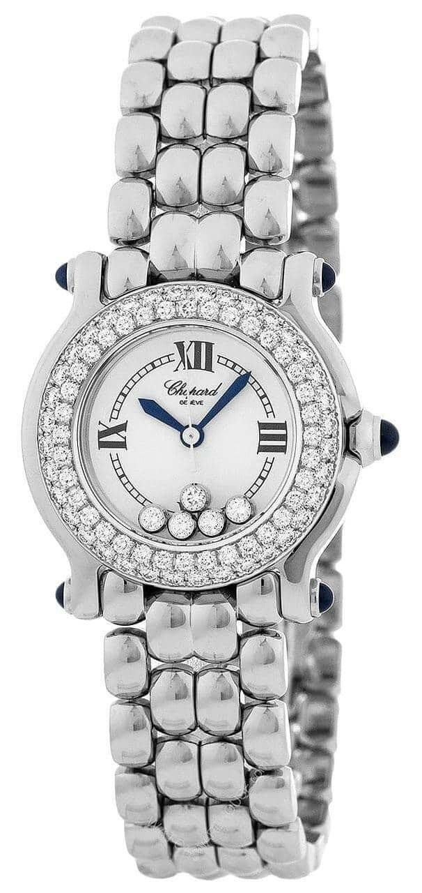 ☆☆happiness☆☆ CHOPARD Happy Sport 5 Floating 2 Rows DIA Women's Watch
