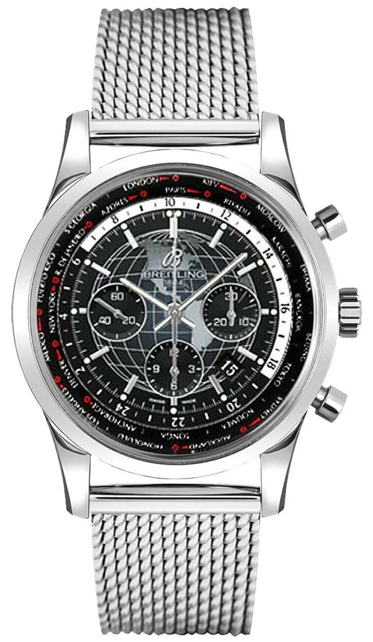 Breitling Transocean Chronograph GMT Watch