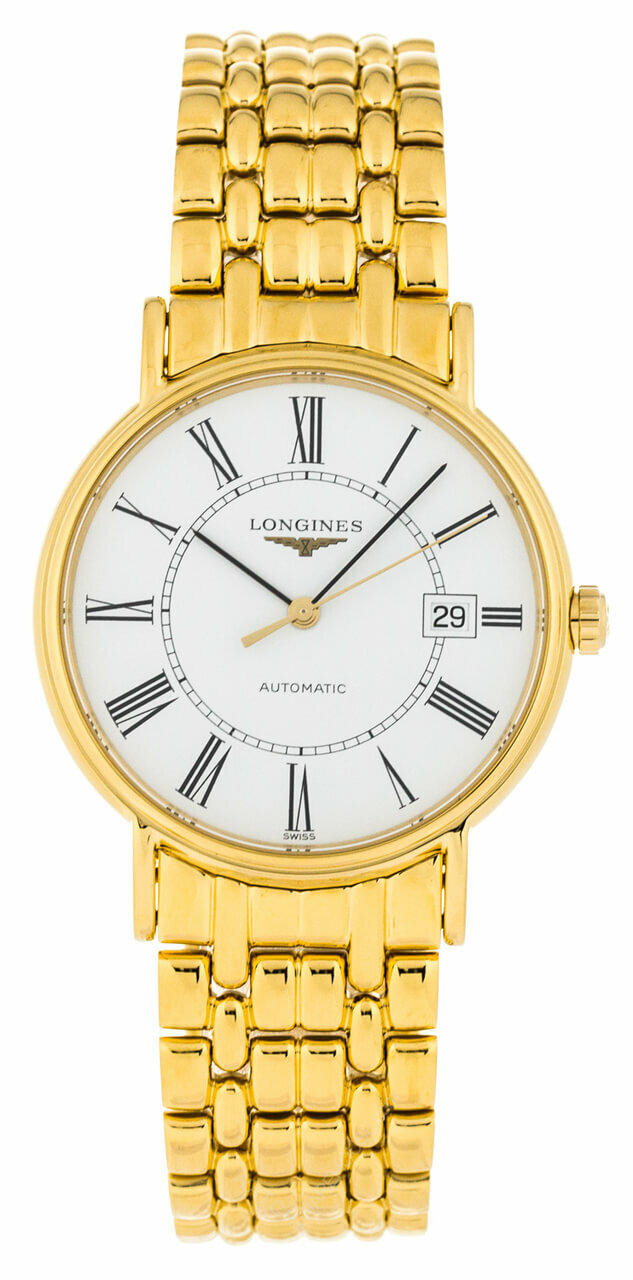 LONGINES Presence 38.5MM Automatic SS Gold PVD Men's Watch L49212118