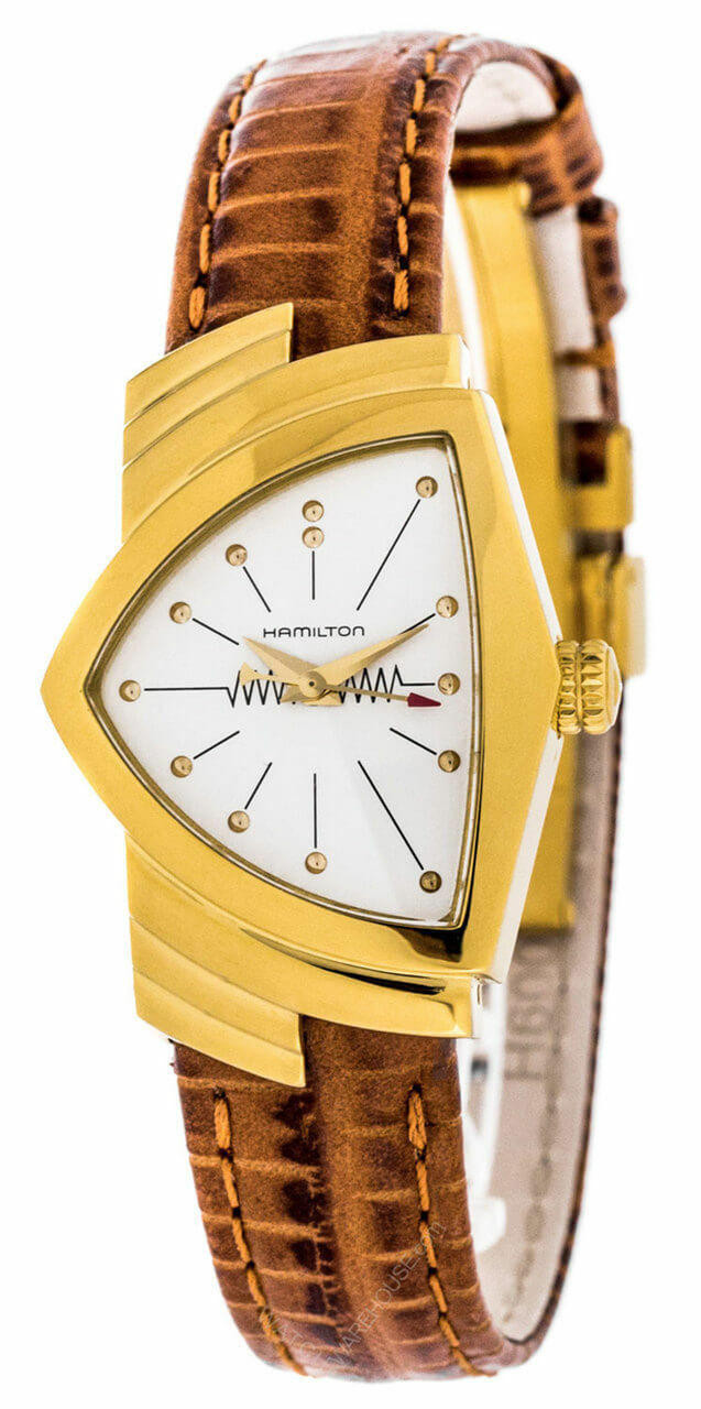 HAMILTON Ventura 25MM Quartz SS Yellow Gold PVD Women's Watch
