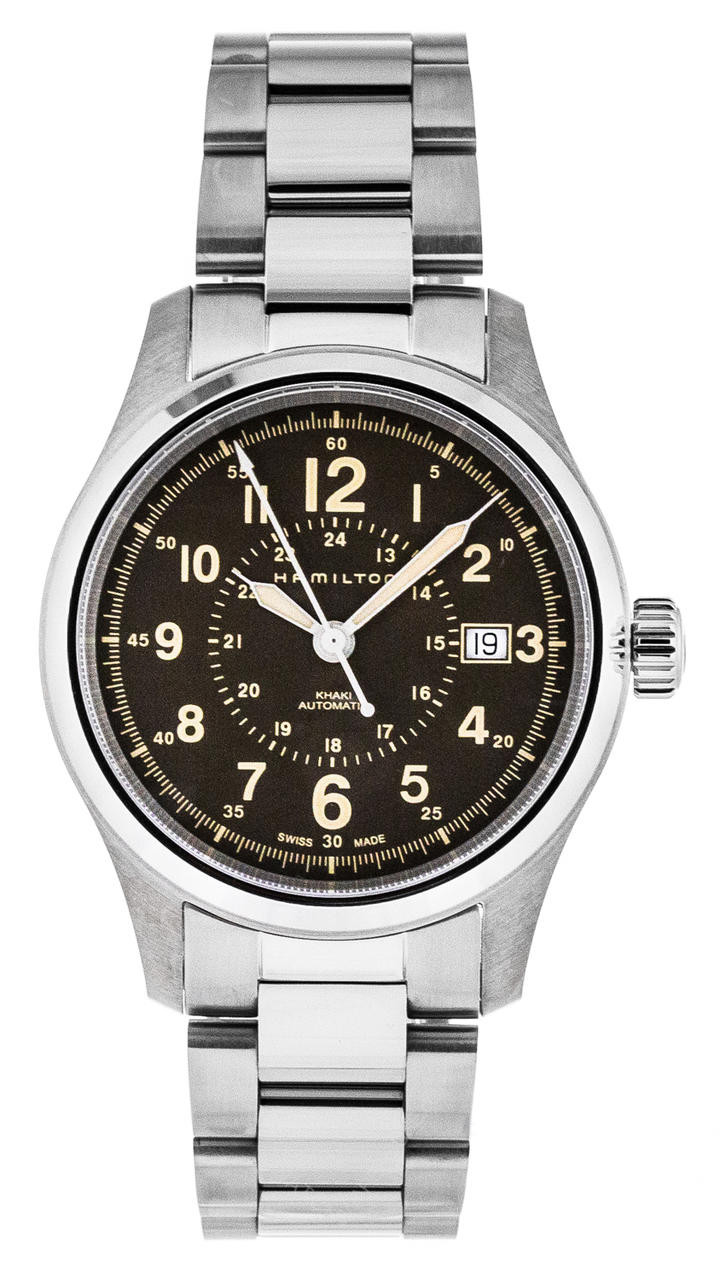 HAMILTON Khaki Field 40MM AUTO SS Brown Dial Men