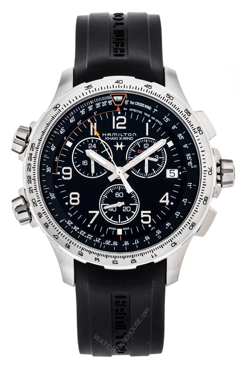 HAMILTON Khaki Aviation X Wind CHRONO Quartz GMT Men's Watch H77912335