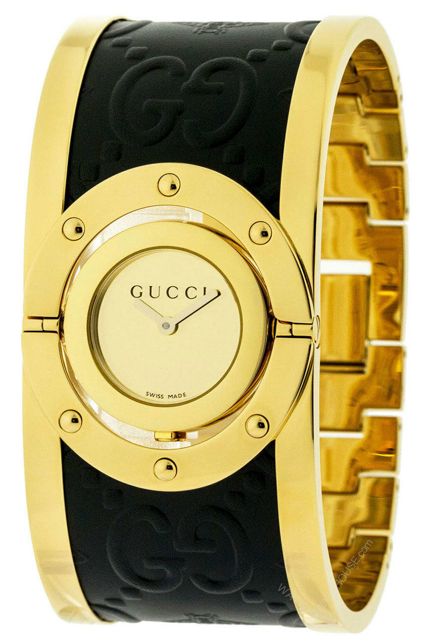 Ladies Blk Twirl Gucci Watch Gucci Twirl Small Black PVD Womens Watch YA112531 main image 4