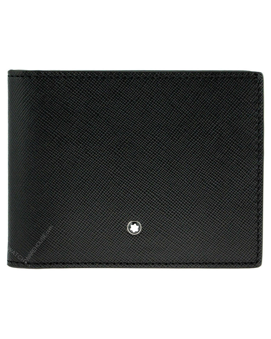MONTBLANC Sartorial 4cc Black Italian Leather Money Clip Wallet