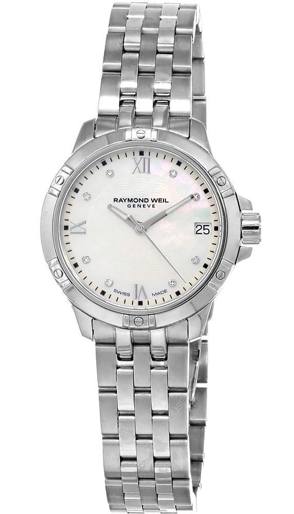RAYMOND WEIL Tango Diamond White MOP Dial Women's Watch 5960-ST-00995 ...