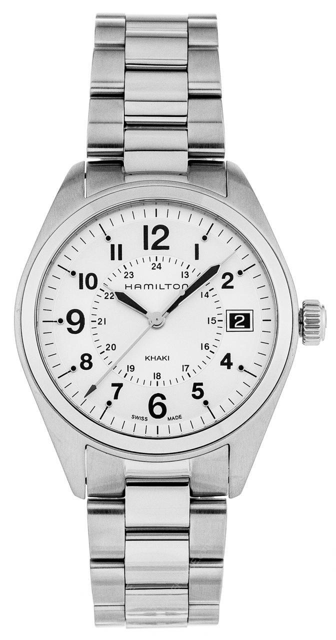 HAMILTON Khaki Field 40MM Quartz SS Silver Dial Men's Watch