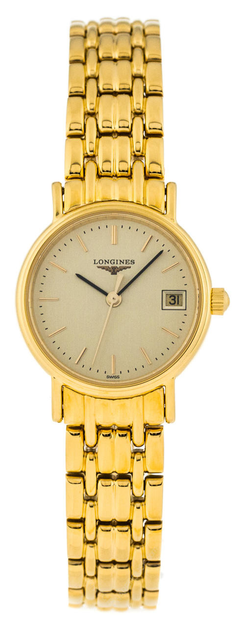 LONGINES Presence 23.5MM Quartz Gold PVD Women's Watch L43192328