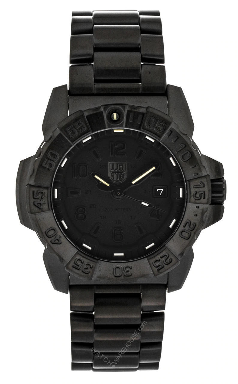 LUMINOX Navy SEAL 45MM Black Stainless Steel Men's Watch XS.3252.BO ...