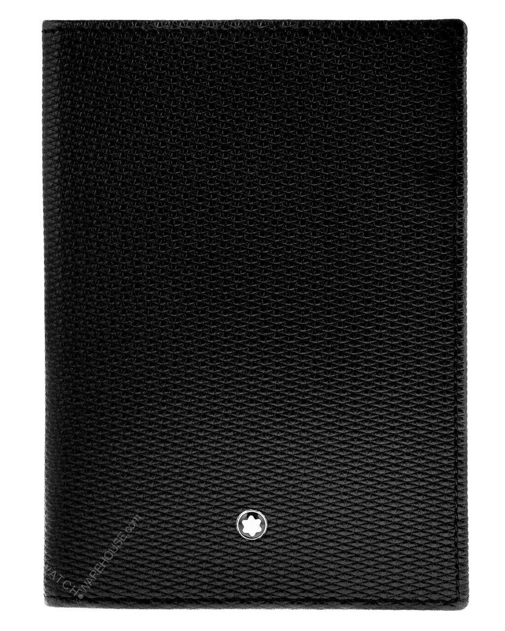 MONTBLANC Meisterstuck UNICEF Black Leather Passport Holder 116318