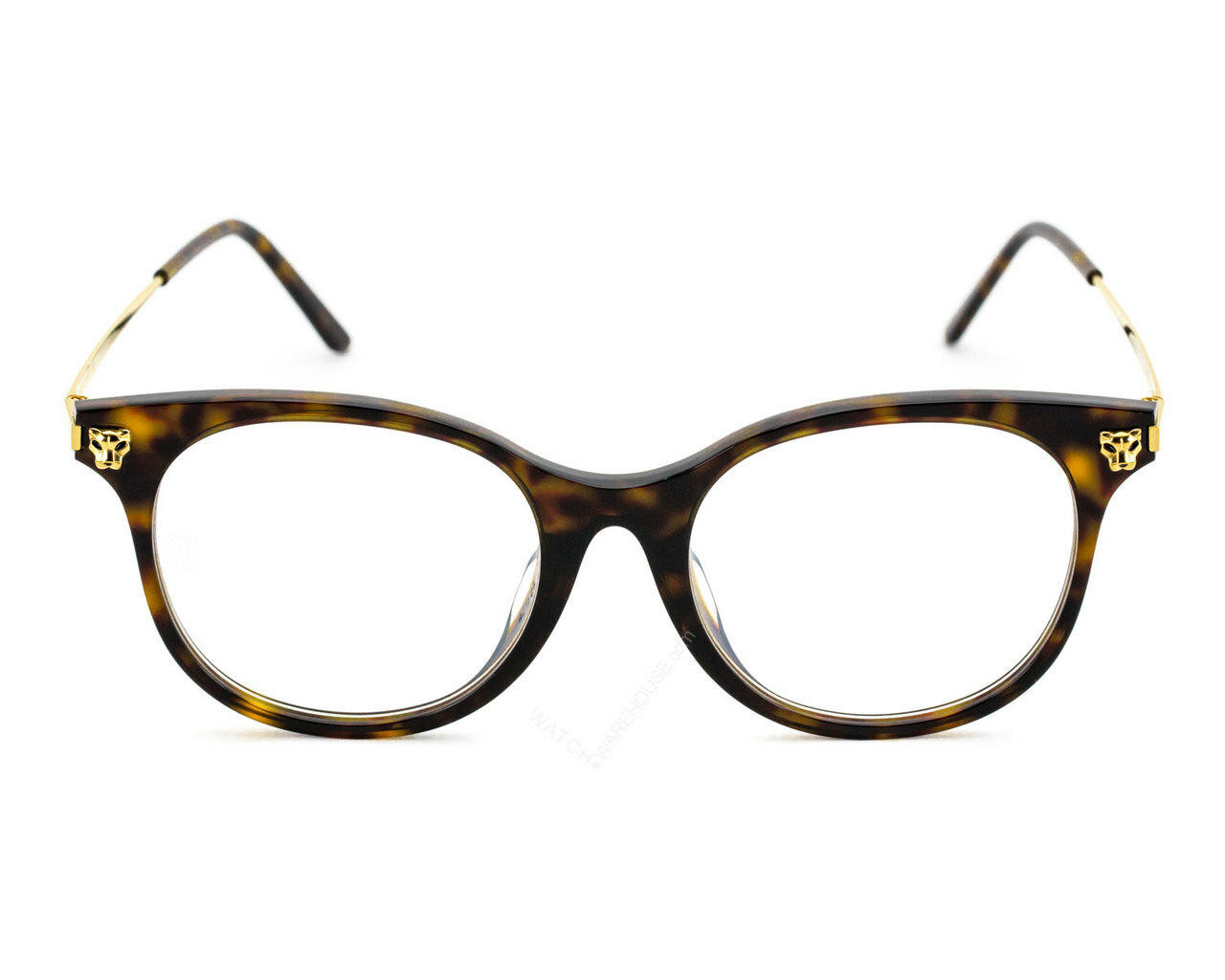 Cartier Panthère Havana Acetate Pantos Optical Eyewear