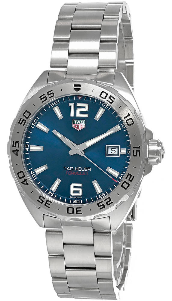 TAG HEUER Formula-1 41MM Blue Sunray Dial Men's Watch WAZ1118