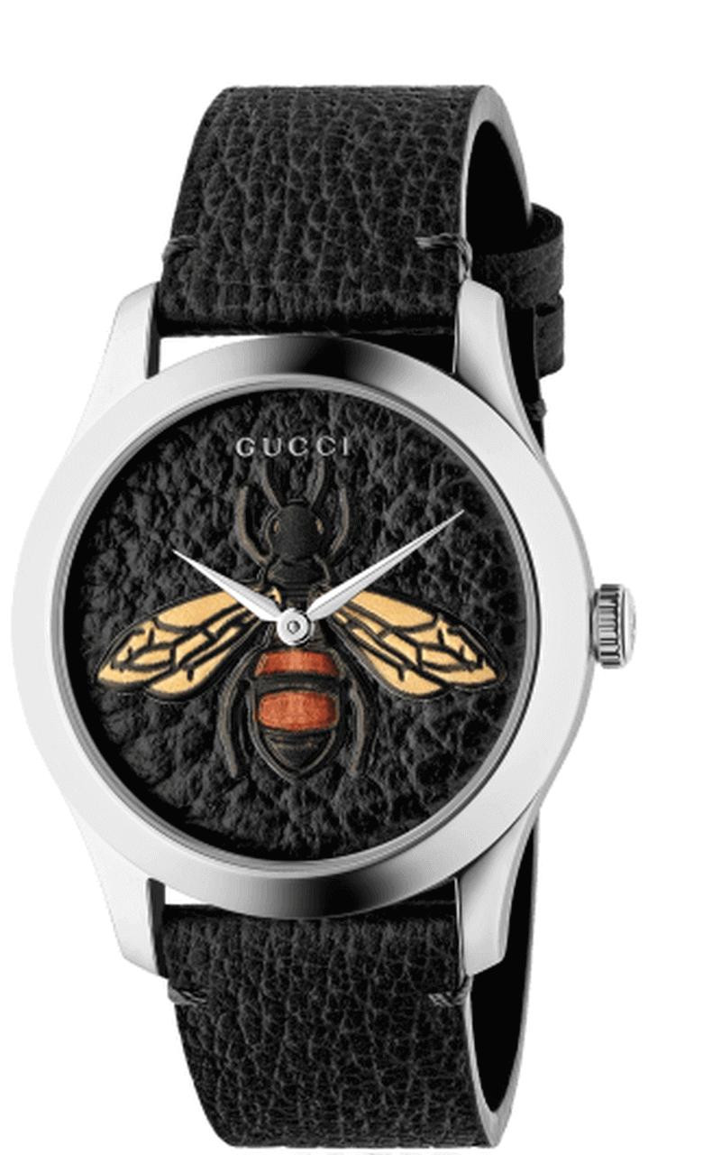 adidas gazelle silver green womens GUCCI Double G Buckle Marmont Bee Print Leather Belt Black 411516 Size main image 0