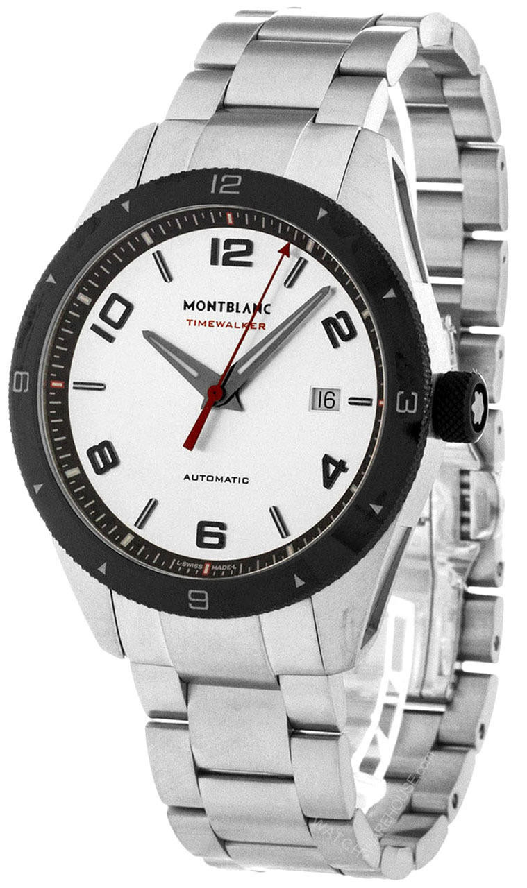 MONTBLANC TimeWalker 41MM Auto Silver Dial Men's Watch 116057