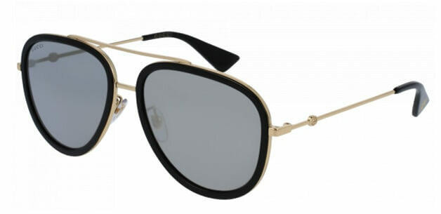 Gucci Gold Black Aviator Women display picture 1