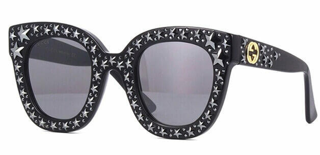 Gucci Black Silver Square Women display picture 1