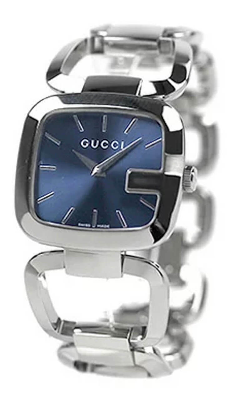 Women Designer Gucci and Bulova stainless steel GUCCI G-Shape Stainless Steel Silver Dial Women main image 2
