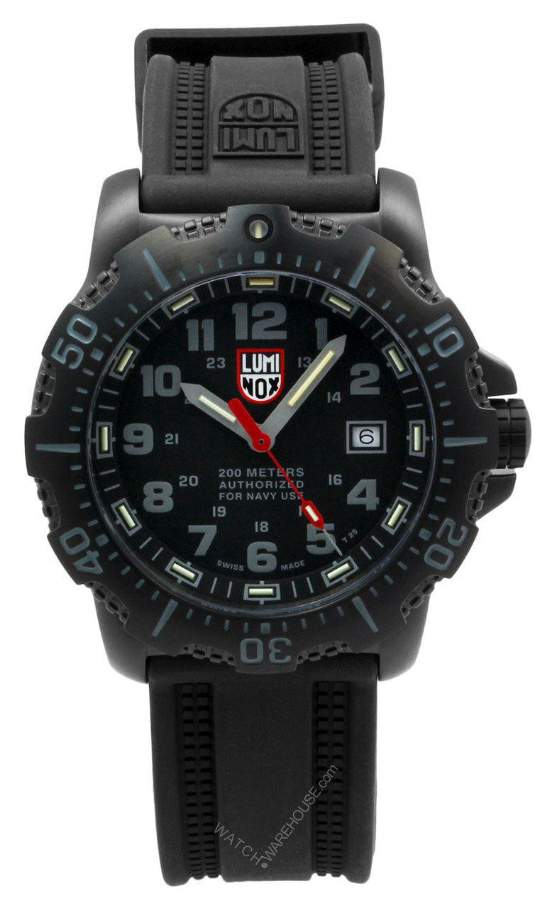 LUMINOX Navy Seal 4200 Series 45MM Black Dial Men's Watch XS.4221.NV.L ...