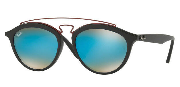 RAY-BAN Gatsby II Round Blue Gradient 53MM Sunglasses RB4257