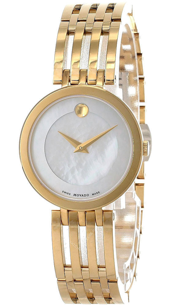MOVADO Esperanza 28MM Mother Of Pearl Dial Gold Women