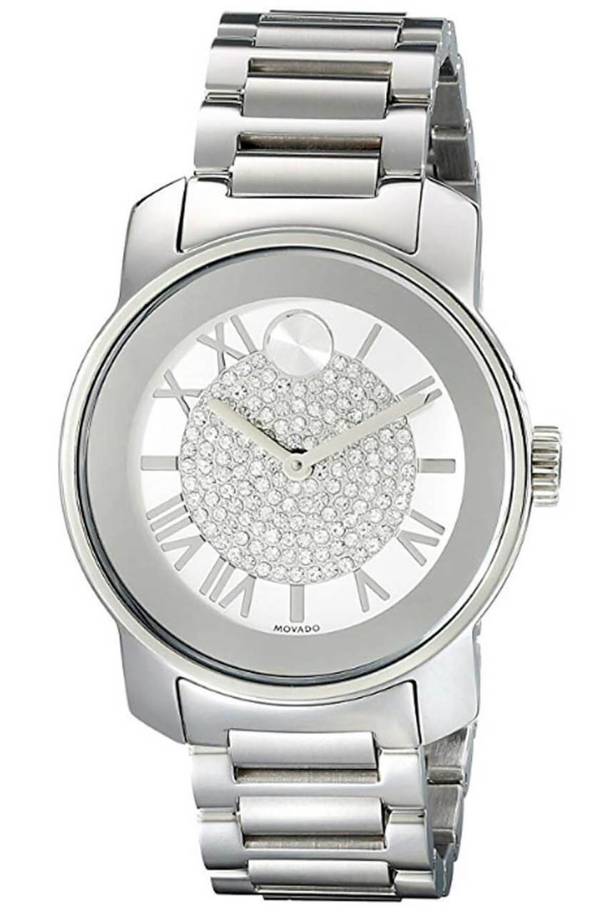 Bold Luxe Stainless Steel 32mm Women\'s Watch Movado Bold 3600660 Diamond Dial Two Tone Stainless Steel  main image 2