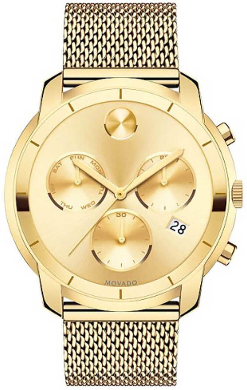 Watch Movado Men's Bracelet MOVADO Bold 44MM Chronograph SS