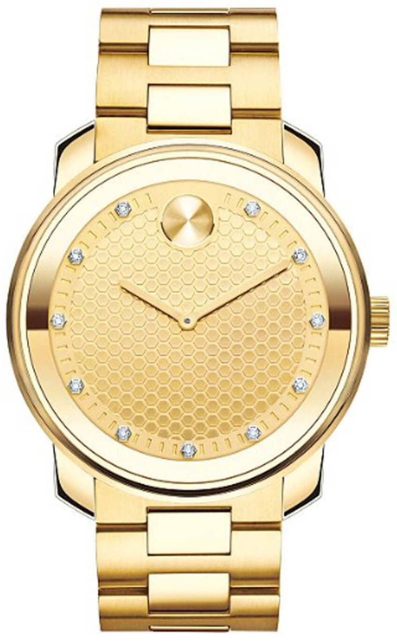 Gold Movado watch- no scratches on face image-mens-quest-watch-in-  main image 4