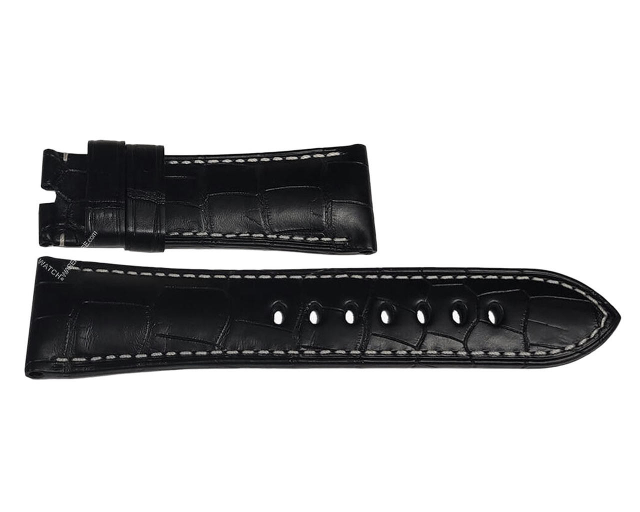 PANERAI Alligator Semimat Black 27/22 Standard Strap MX007NXZ