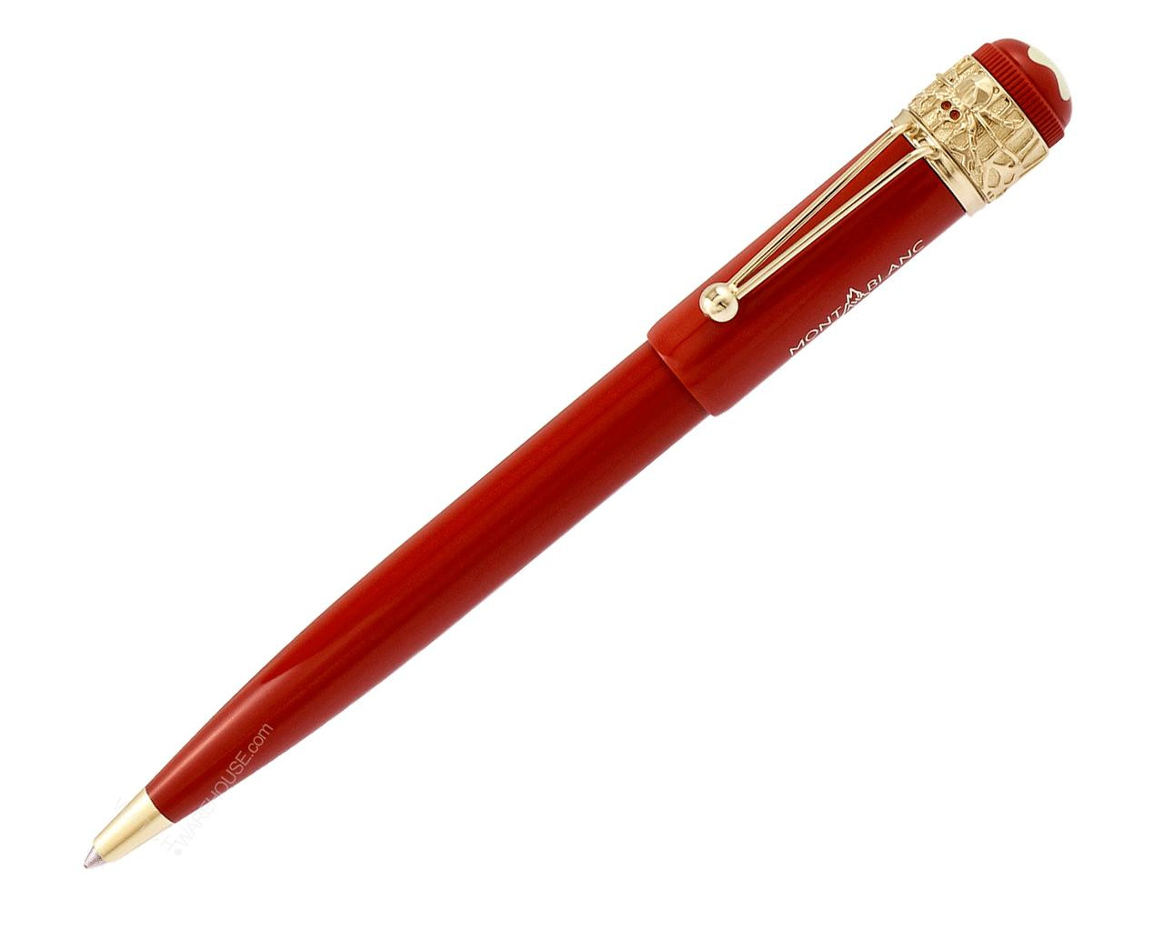 MONTBLANC Heritage R&N Spider Metham SE Coral Ballpoint Pen 118234 