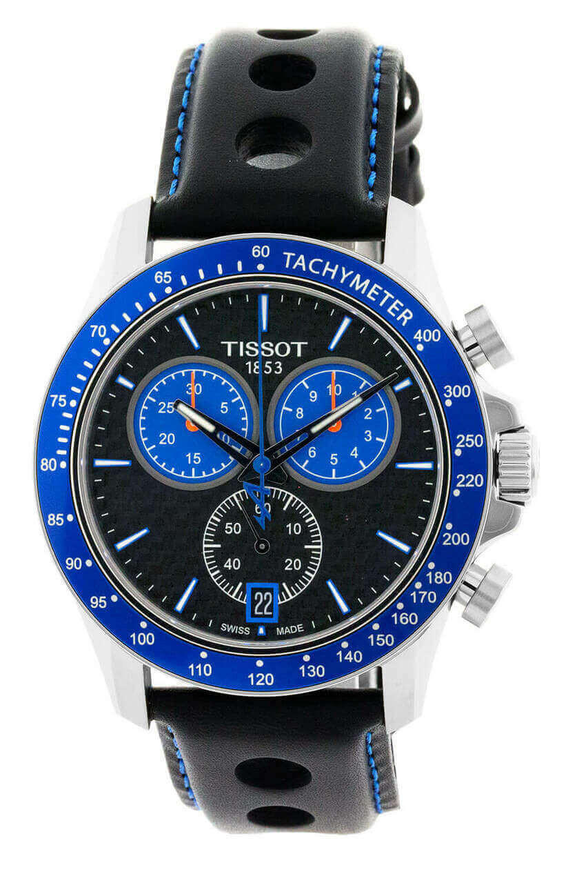 TISSOT V8 Alpine 42.5MM CHRONO Black Dial Men s Watch T1064171620101A