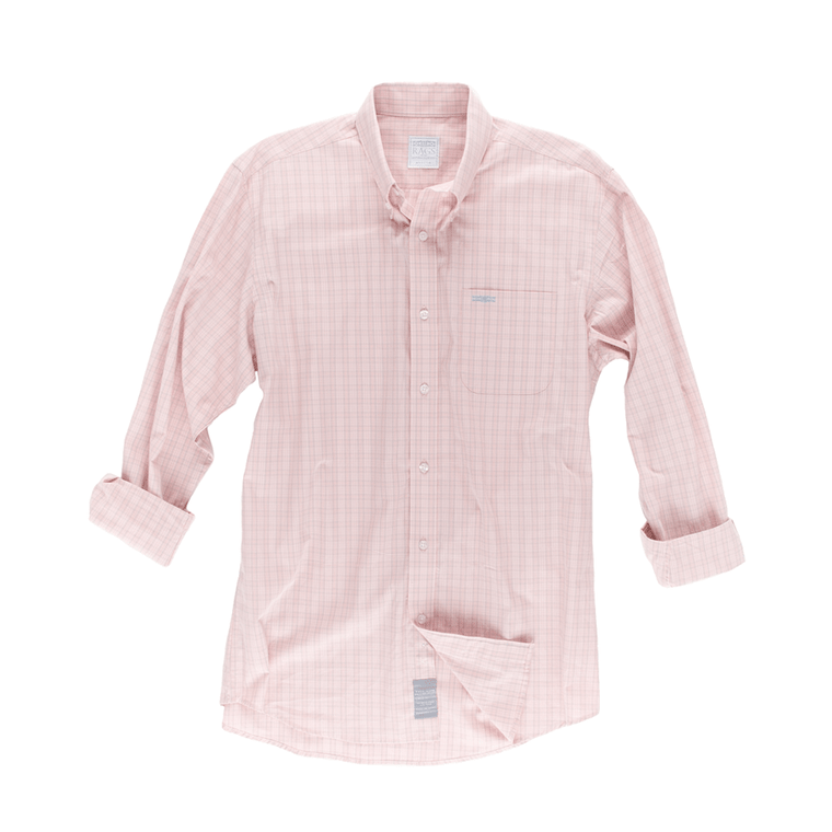 Proper Check Sport Shirt - Pink Dogwood 
