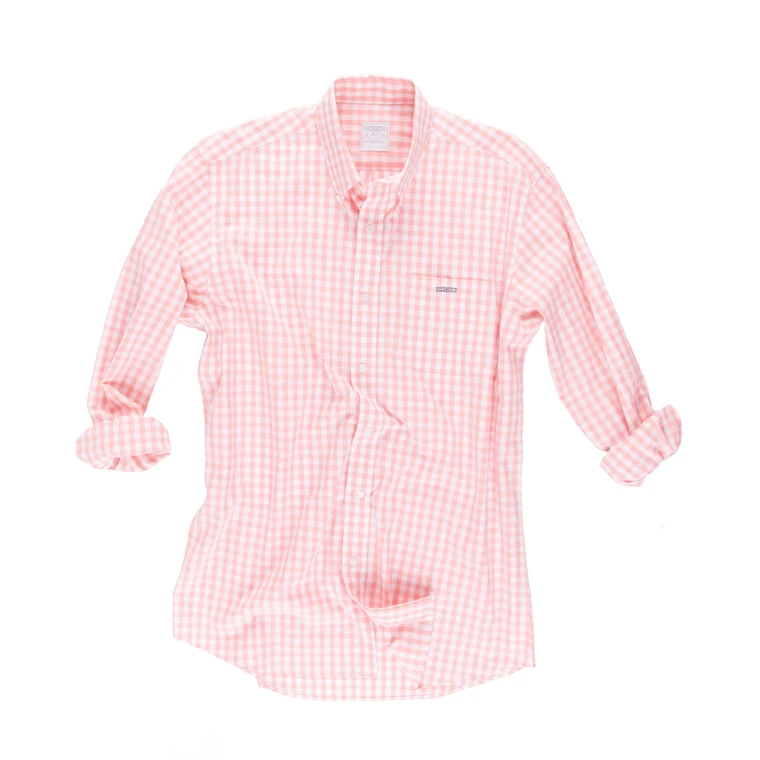 Gingham Sport Shirt - Blossom