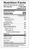 The Morning Motivator Blend Unsweetened  Nutritional Facts