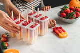 Summer Fruit Maca Popsicles