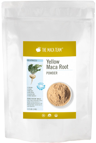 Organic Gelatinized Yellow Maca Root Powder at themacateam.com