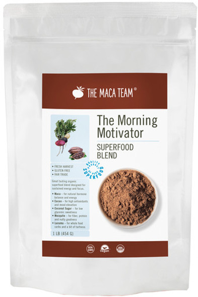 The Morning Motivator Blend - Front of Package The Morning Motivator Blend - Front of Package