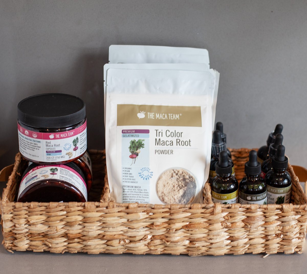 Best maca for daily use including tri-color maca powder capsules and maca extracts