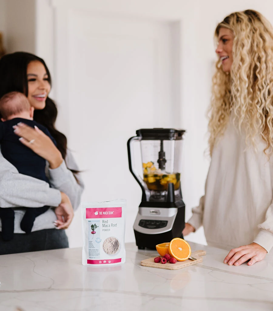 Breastfeeding mother considering whether she can take maca root