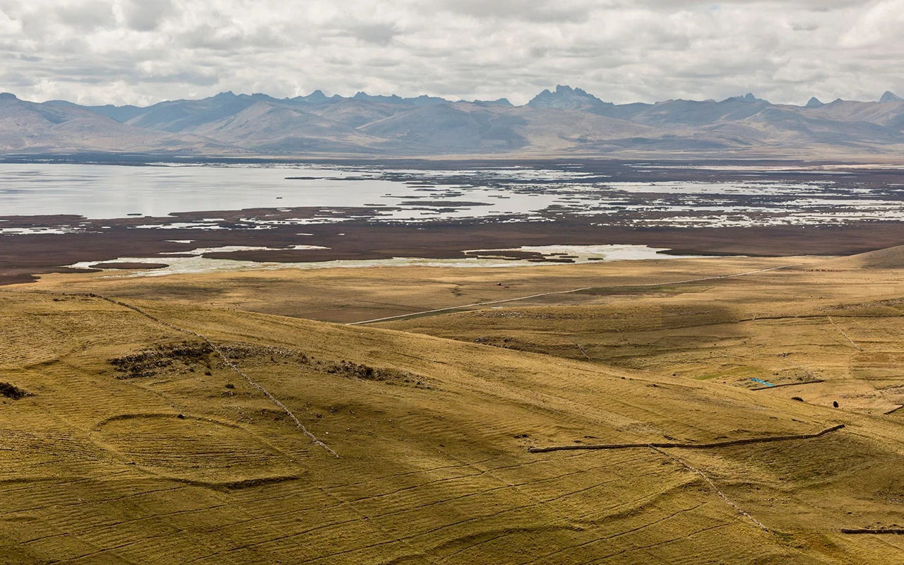 Lake Junin and the highland area historically associated with maca cultivation