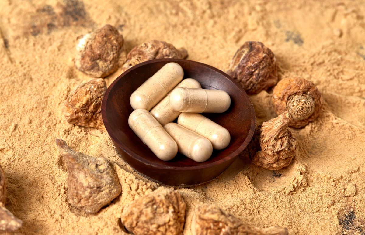Maca capsules compared with maca powder and dried maca roots