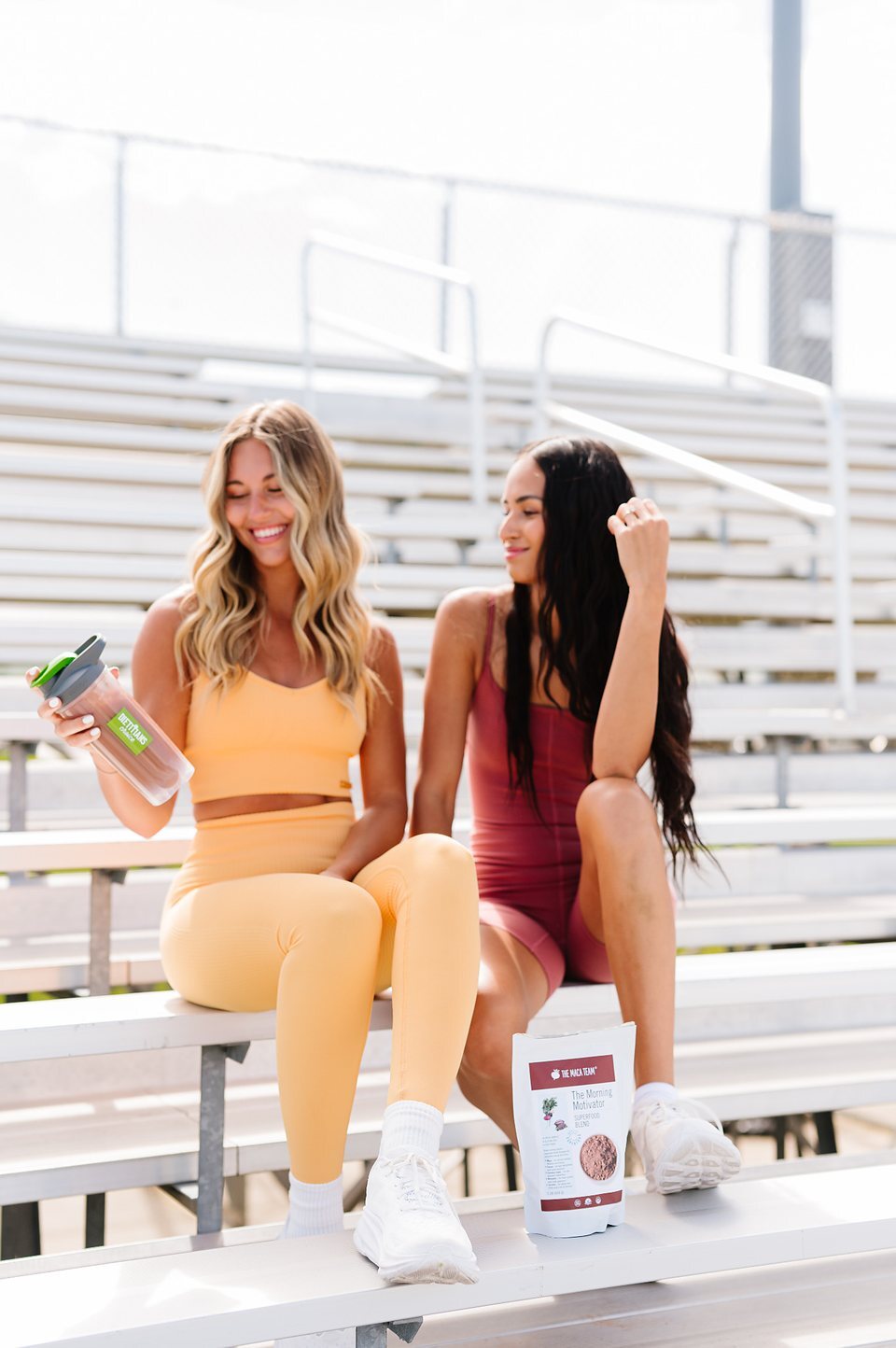 Active couple using maca as part of a shared wellness routine