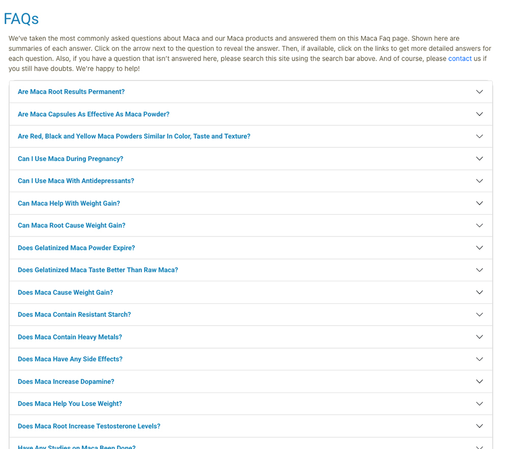 The Maca Team maca education hub